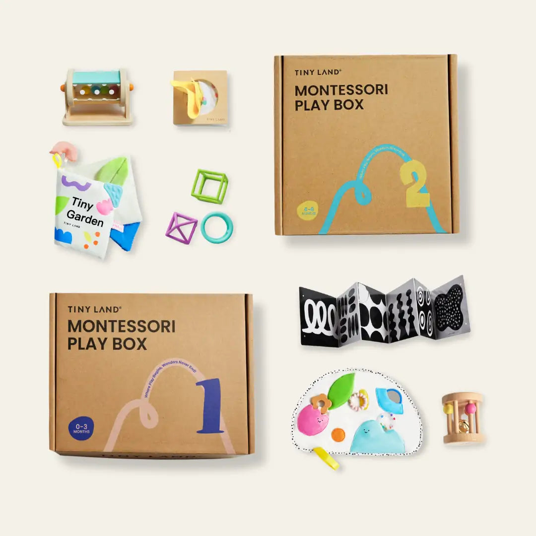 Tiny Land® Montessori Sensory Beginnings Baby Set（0–6 months） Tiny Land INC