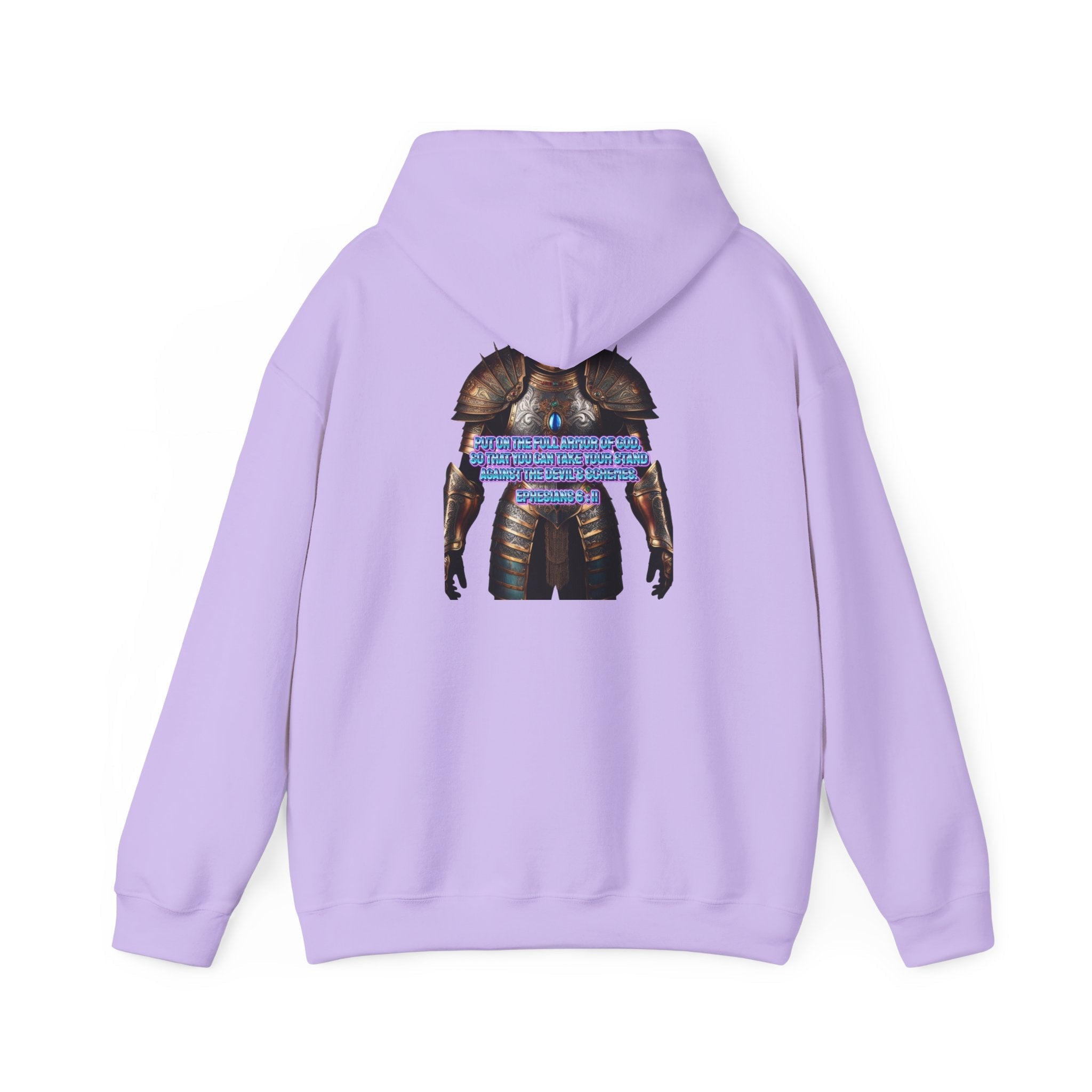 Religious Graphic Armor Of God Design - Unisex Heavy Blend™ Hooded Sweatshirt Printify