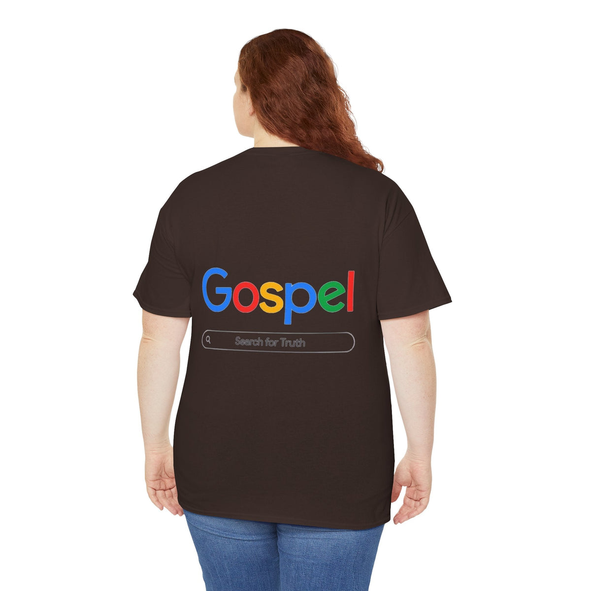 Gospel Graphic Tee — "Gospel" Colorful Logo Christian T-Shirt Printify