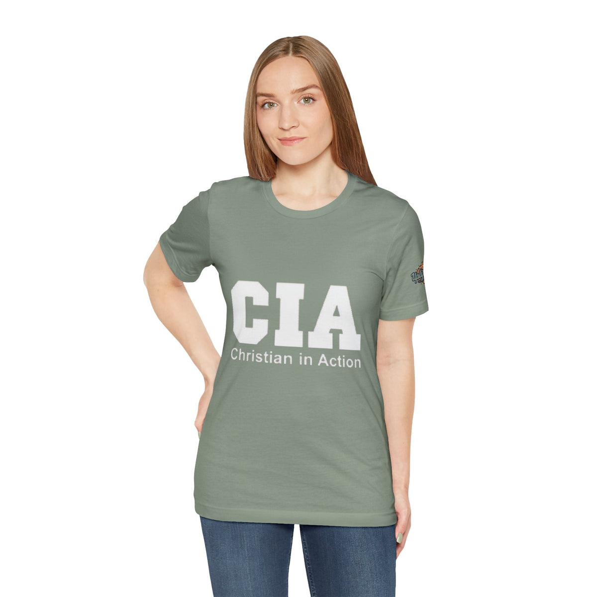CIA Christian in Action T-shirt - Funny Faith Parody T-shirt - Mission Ready Apparel Printify