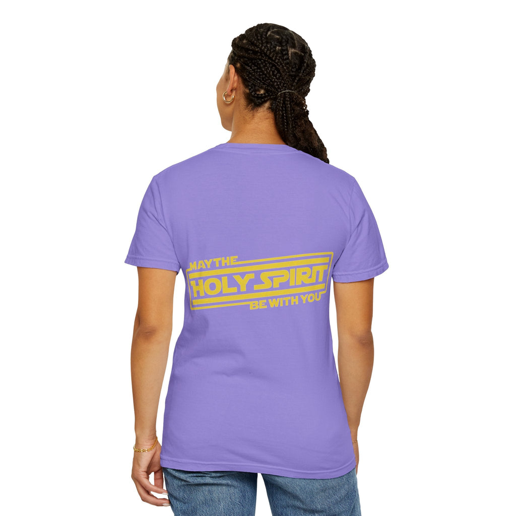May the Holy Spirit Be With You T-shirt - Christian Star Wars Parody T-shirt Printify