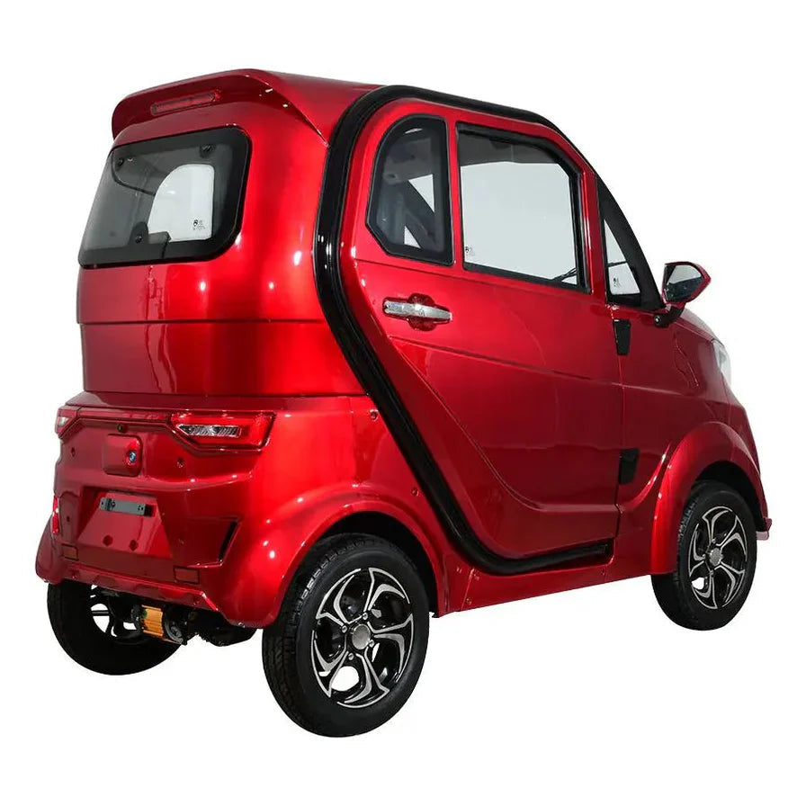Green Transporter Q-Express Enclosed 4-Wheel Electric Mobility Scooter LifeMed USA