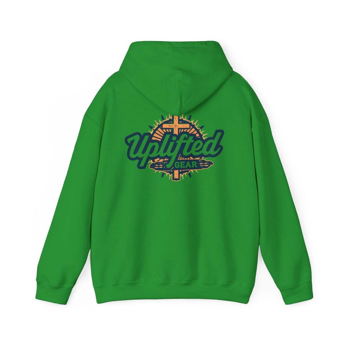 Uplifted Gear Christian Hoodie – Bold Logo Faith Hoodie for Inspired Living Printify
