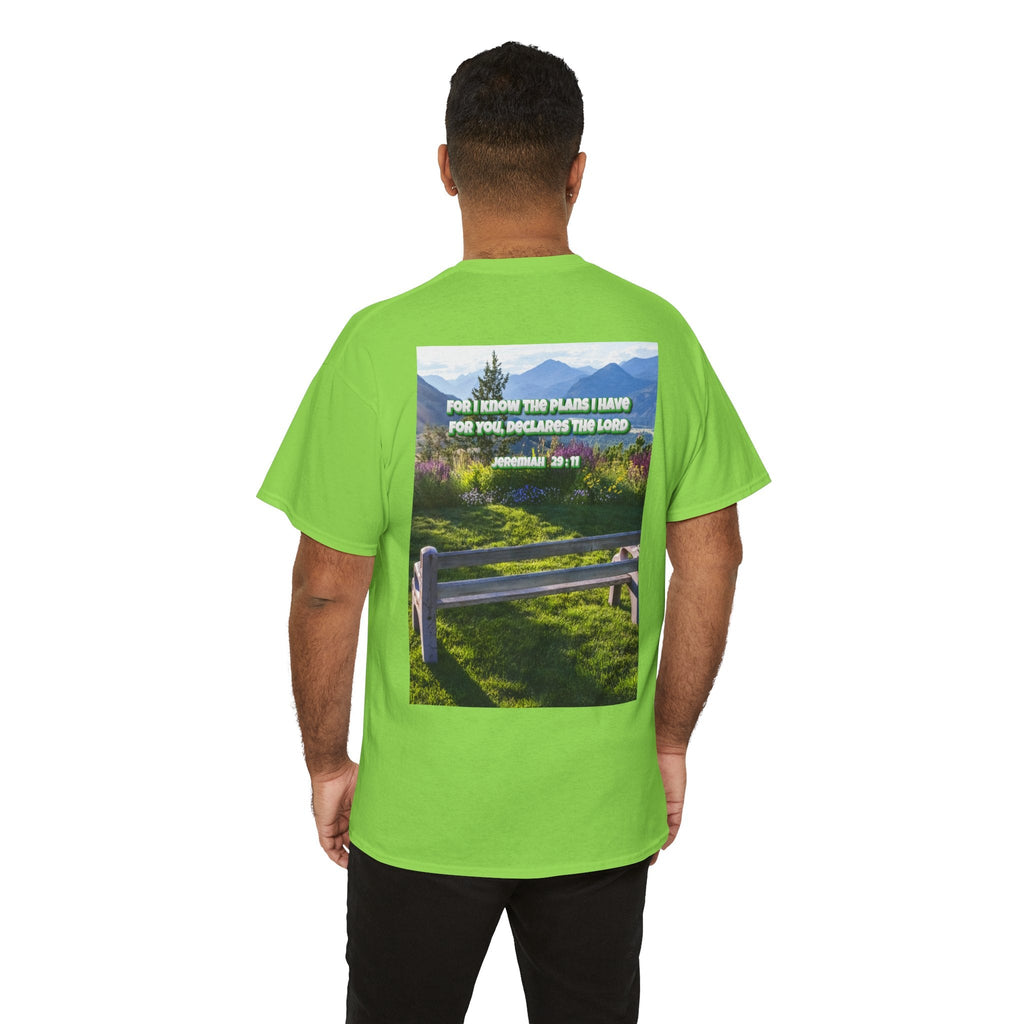 Bible Verse Unisex Tee -  Jeremiah 29 : 11 Printify