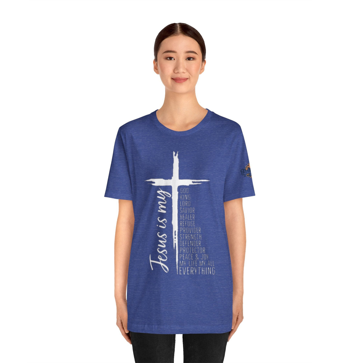 Jesus Is My Everything T-shirt – Cross List God King Lord Savior Christian T-shirt for Total Surrender Faith Printify