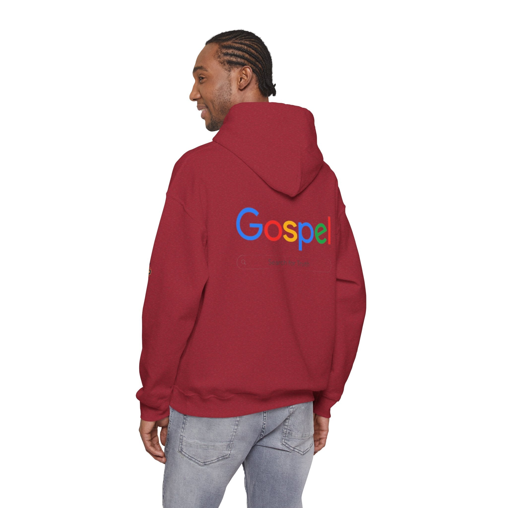 Gospel Hoodie — "Search for Truth" Christian Faith Pullover Printify