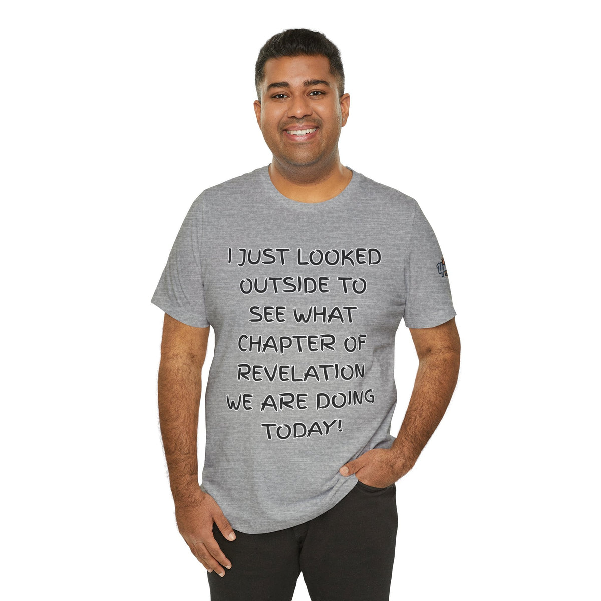 What Chapter of Revelation T-shirt – I Looked Outside My Window Christian T-shirt for End Times Humor & Faith Printify