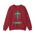 Unashamed Sweatshirt – Romans 1:16 Crucifixion Christian Sweatshirt for Bold Unwavering Faith Printify