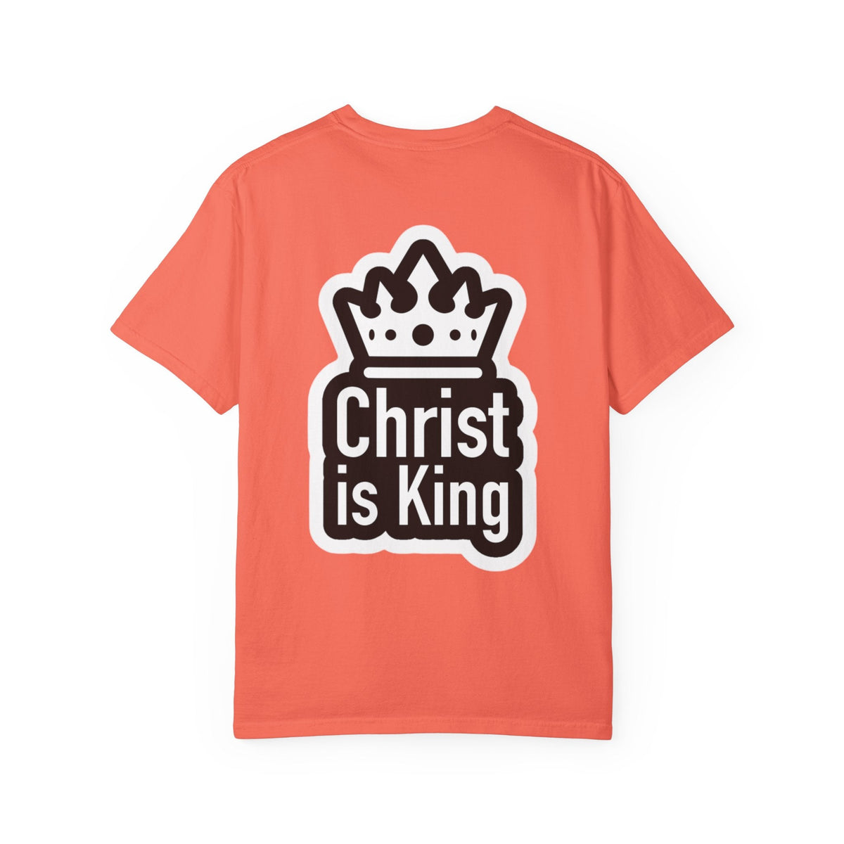 Christ is King T-Shirt – Bold Crown & Cross Christian Tee for Unashamed Faith Printify