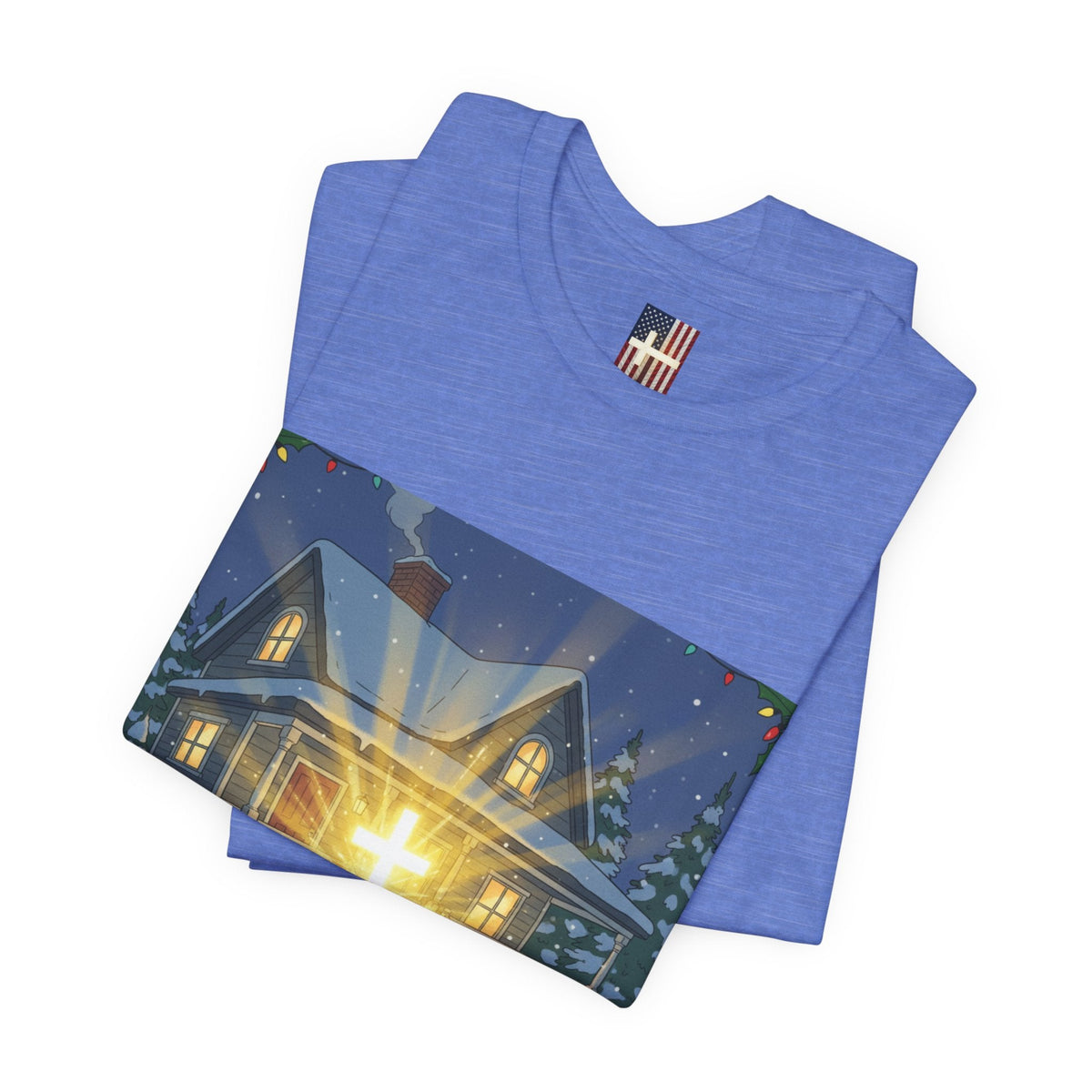 A Major Award This Christmas T-shirt – Fragile Leg Lamp Parody Cross Unboxing Christian T-shirt for Hilarious Faith & Holiday Glow Printify