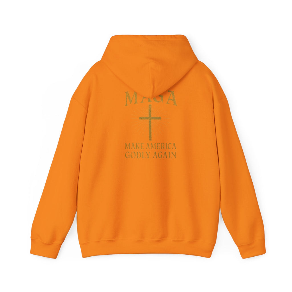Make America Godly Again Hoodie – MAGA Christian Patriotic Sweatshirt for Biblical Values & Freedom Printify
