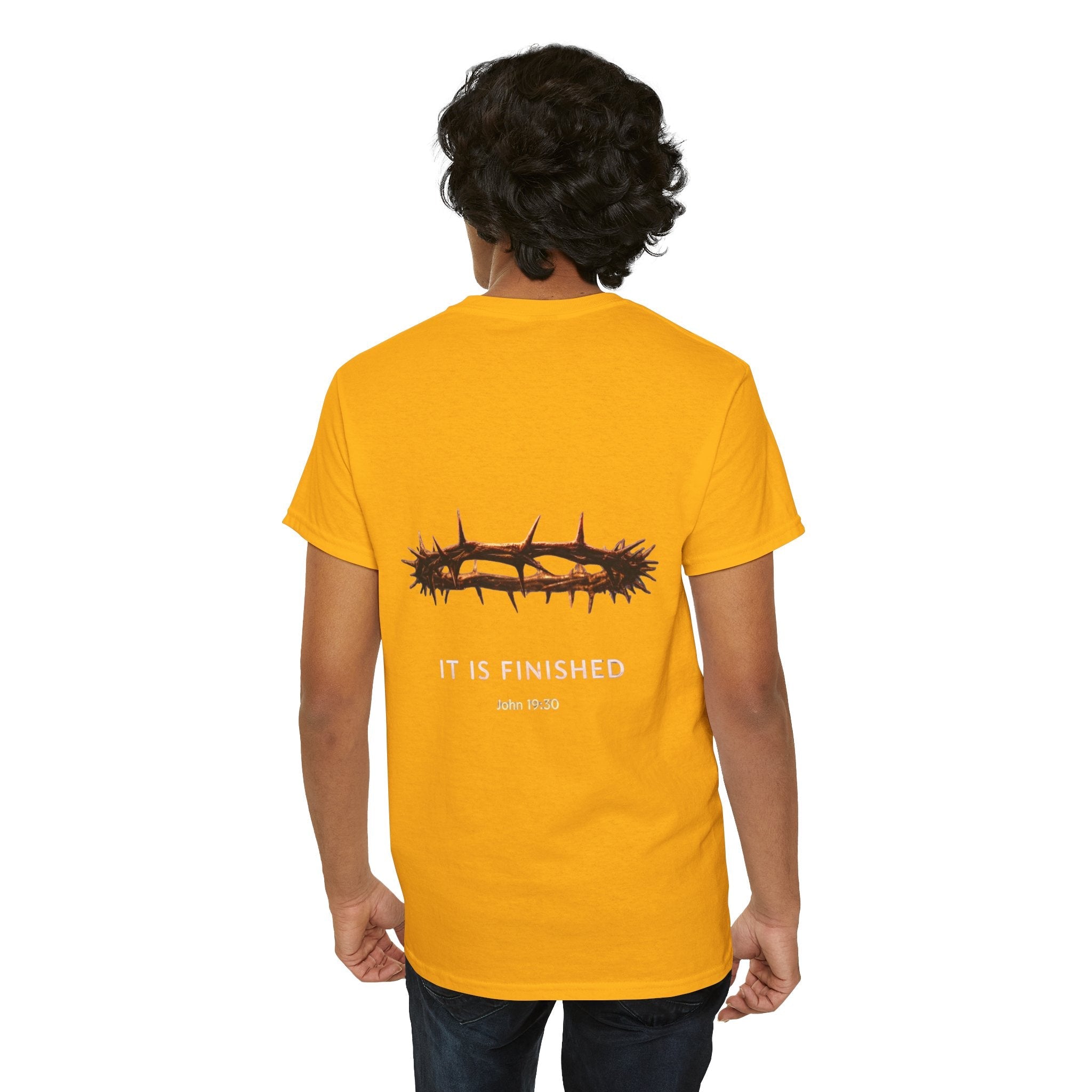 It Is Finished Crown of Thorns Tee — Christian John 19:30 Faith Shirt Printify