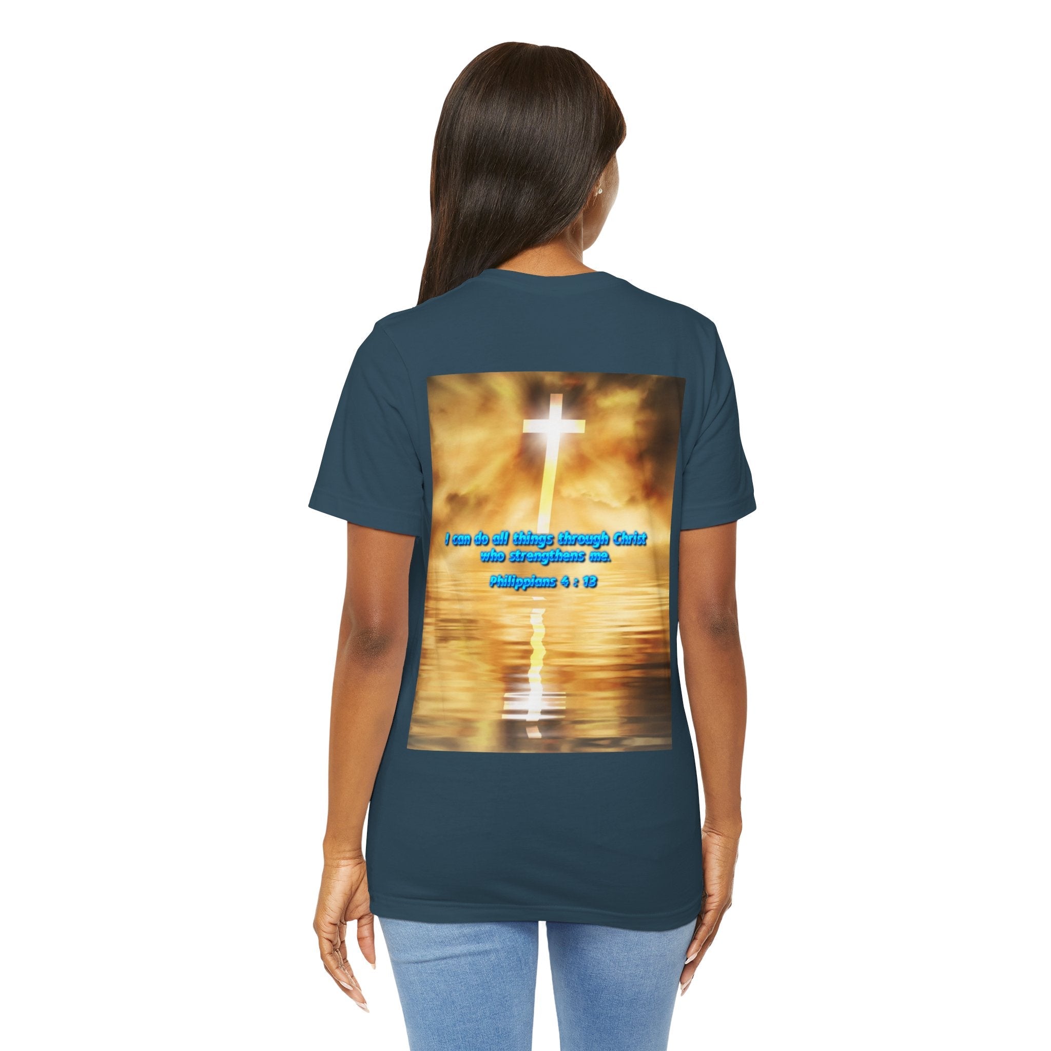 Unisex Tee Bible Verse - Philippians 4 : 13 Printify