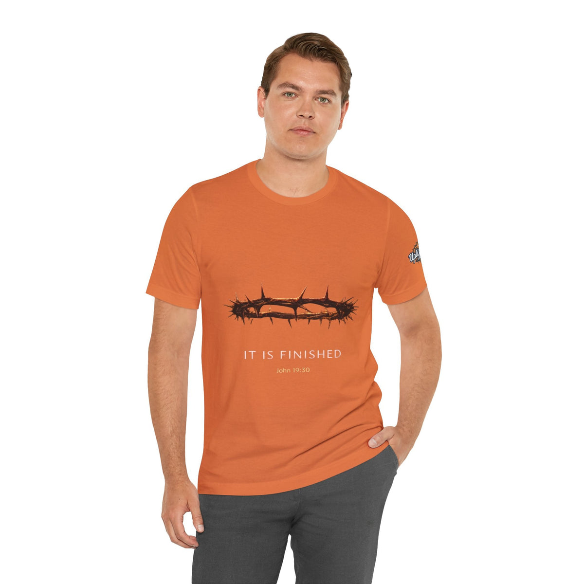 It Is Finished Crown of Thorns Tee — Christian John 19:30 Faith Shirt Printify