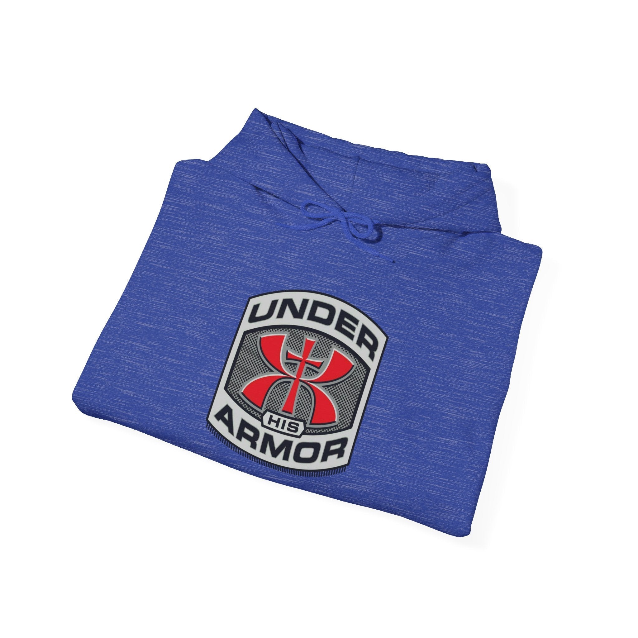 Under Armor Logo Hoodie — Black Athletic Pullover Printify