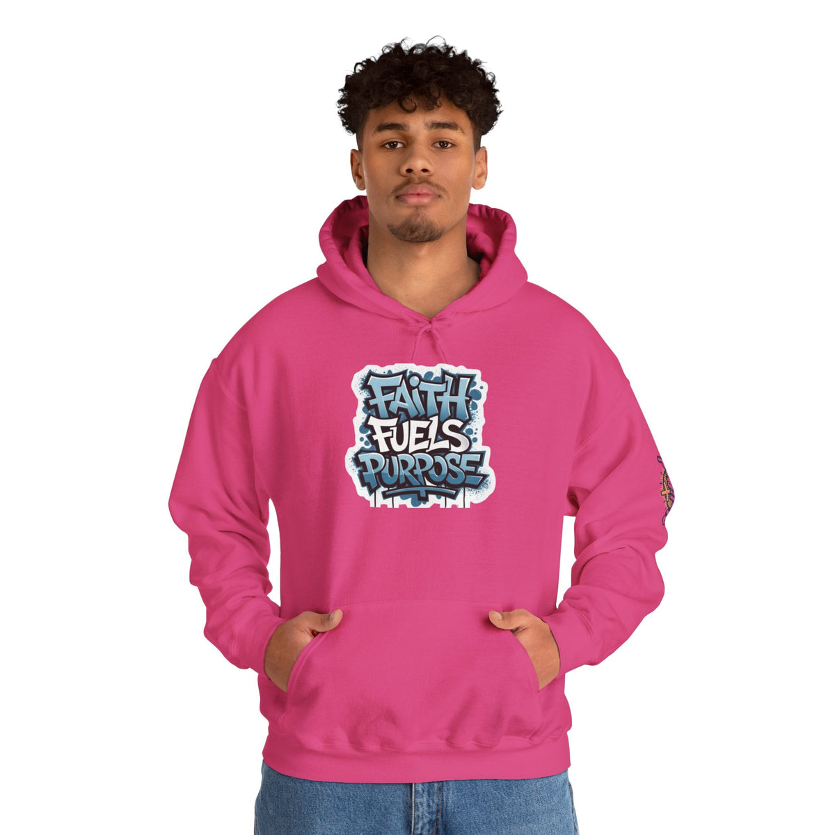 Faith Fuels Purpose Hoodie – Inspirational Christian Sweatshirt for Divine Drive & Unstoppable Belief Printify