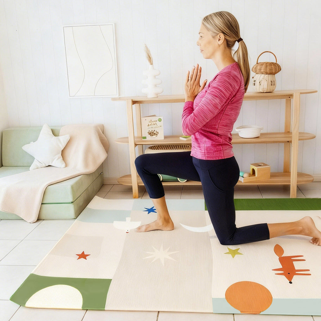 Tiny Land® Double-Sided Baby Playmat Forest Track Wonder Tiny Land INC