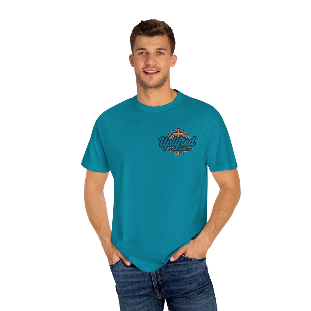 Jesus is King T-Shirt – Bold Christian Faith Tee with Crown & Cross for Eternal Reign Printify