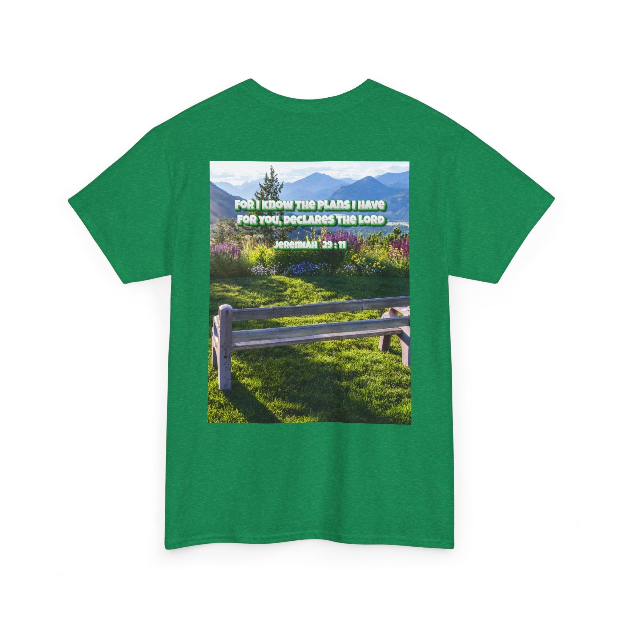 Bible Verse Unisex Tee -  Jeremiah 29 : 11 Printify