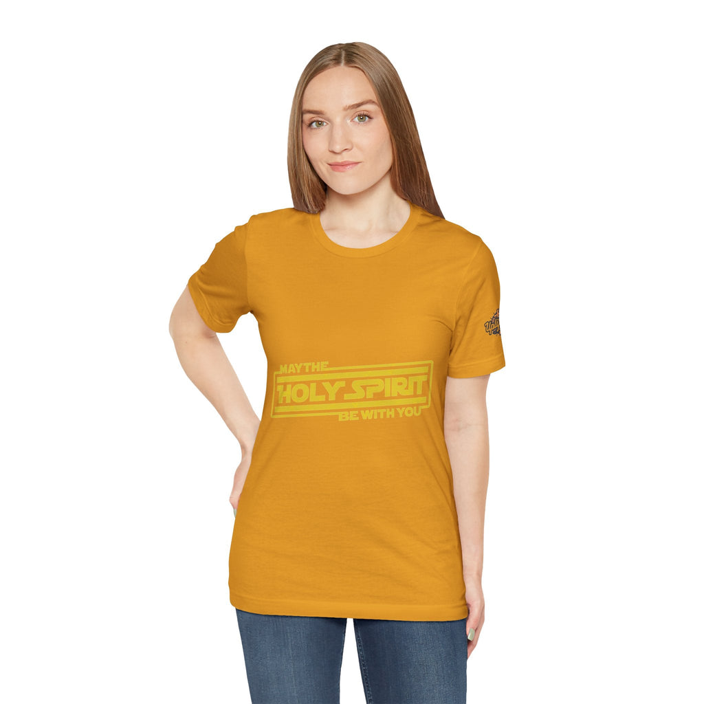 May the Holy Spirit Be With You T-shirt - Christian Star Wars Parody T-shirt Printify