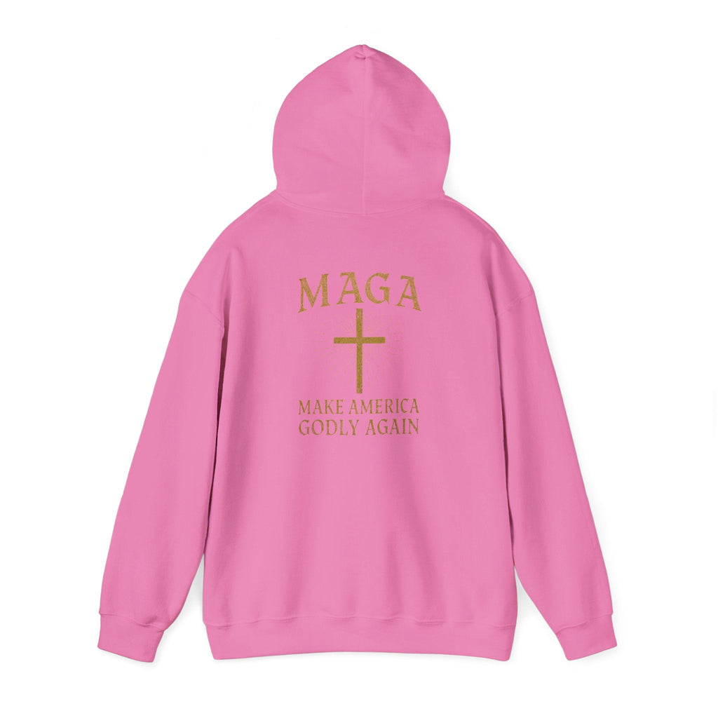 Make America Godly Again Hoodie – MAGA Christian Patriotic Sweatshirt for Biblical Values & Freedom Printify