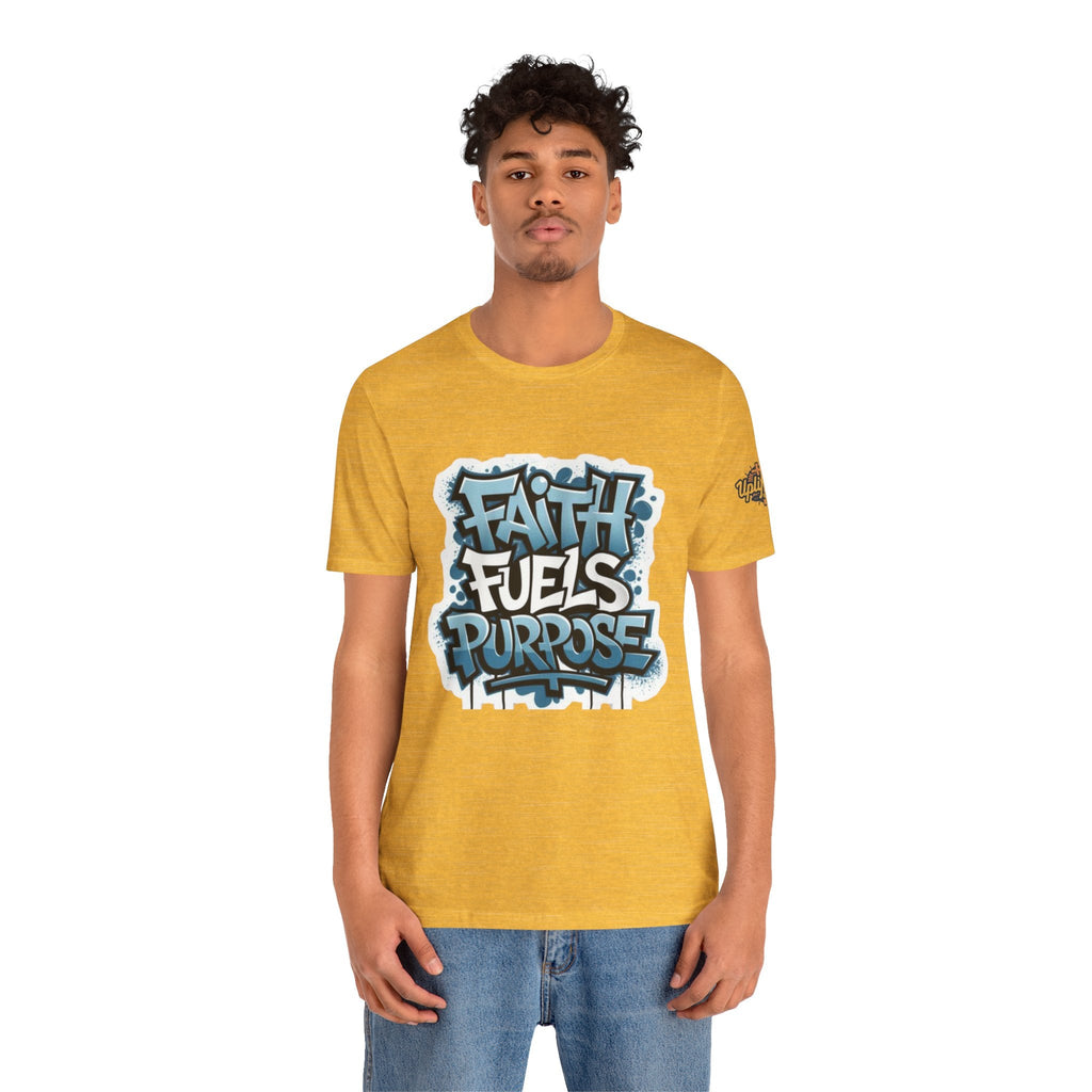 Faith Fuels Purpose T-shirt – Inspirational Christian T-shirt for Divine Drive & Unstoppable Belief Printify
