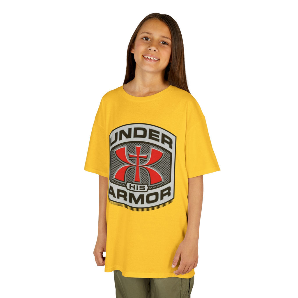 Under HIS Armor Christian T-Shirt — Faith-Inspired Under Armour Style Printify
