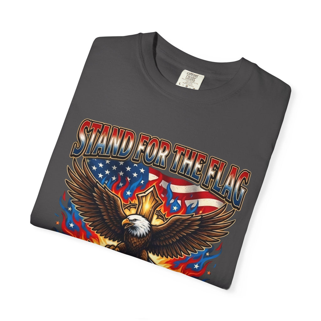 Stand for the Flag Kneel for the Cross T-shirt | Patriotic Eagle T-shirt Printify