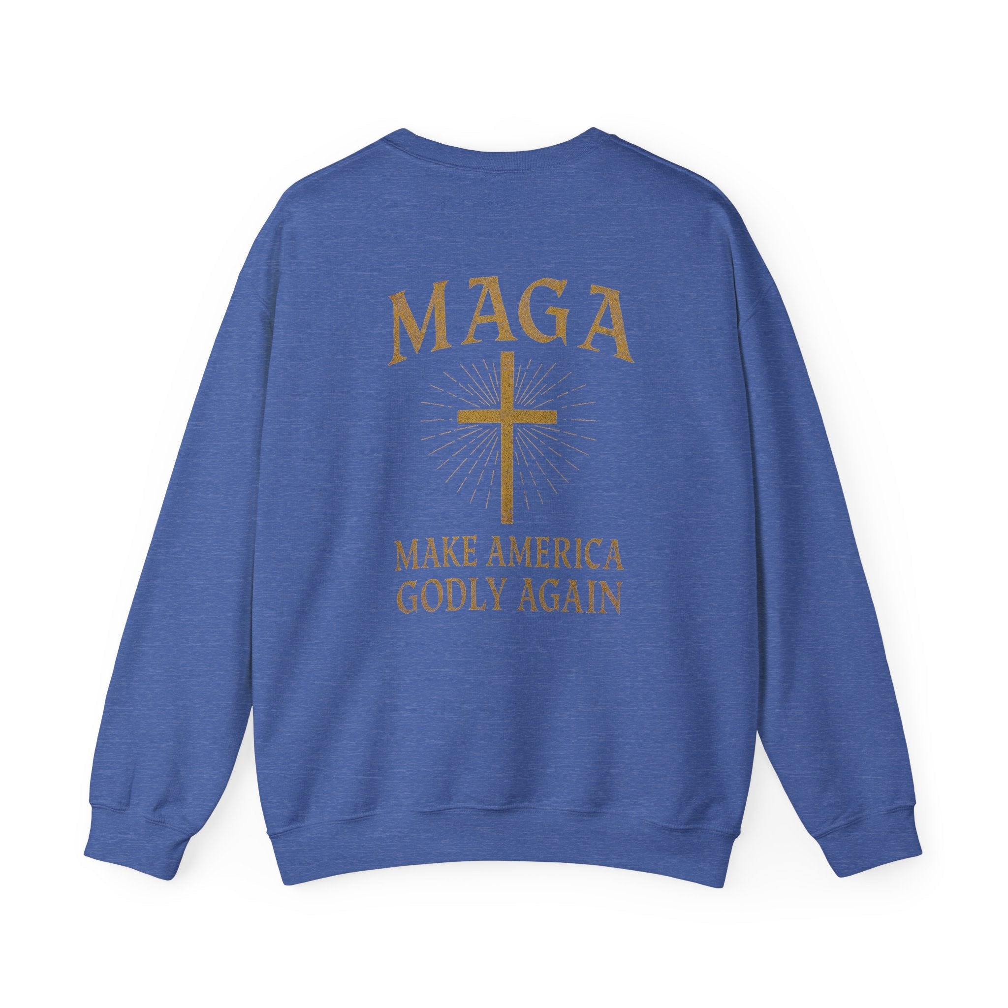 Make America Godly Again Sweatshirt – MAGA Christian Patriotic Hoodie for Faith & Freedom Printify