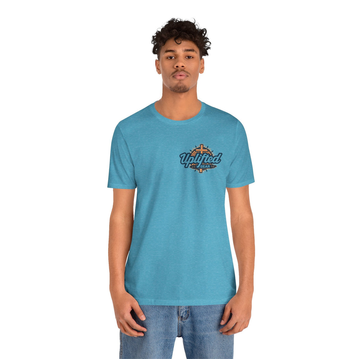 Religious Graphic Tee with Armor Of God Design Unisex Jersey Short Sleeve Tee Printify