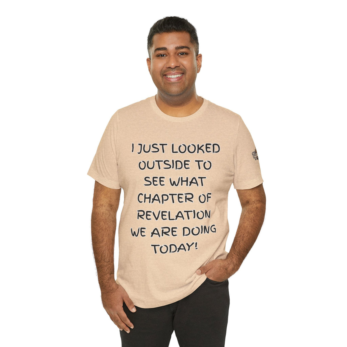 What Chapter of Revelation T-shirt – I Looked Outside My Window Christian T-shirt for End Times Humor & Faith Printify