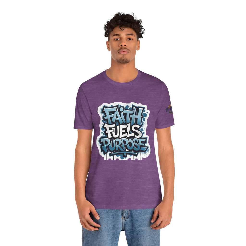Faith Fuels Purpose T-shirt – Inspirational Christian T-shirt for Divine Drive & Unstoppable Belief Printify