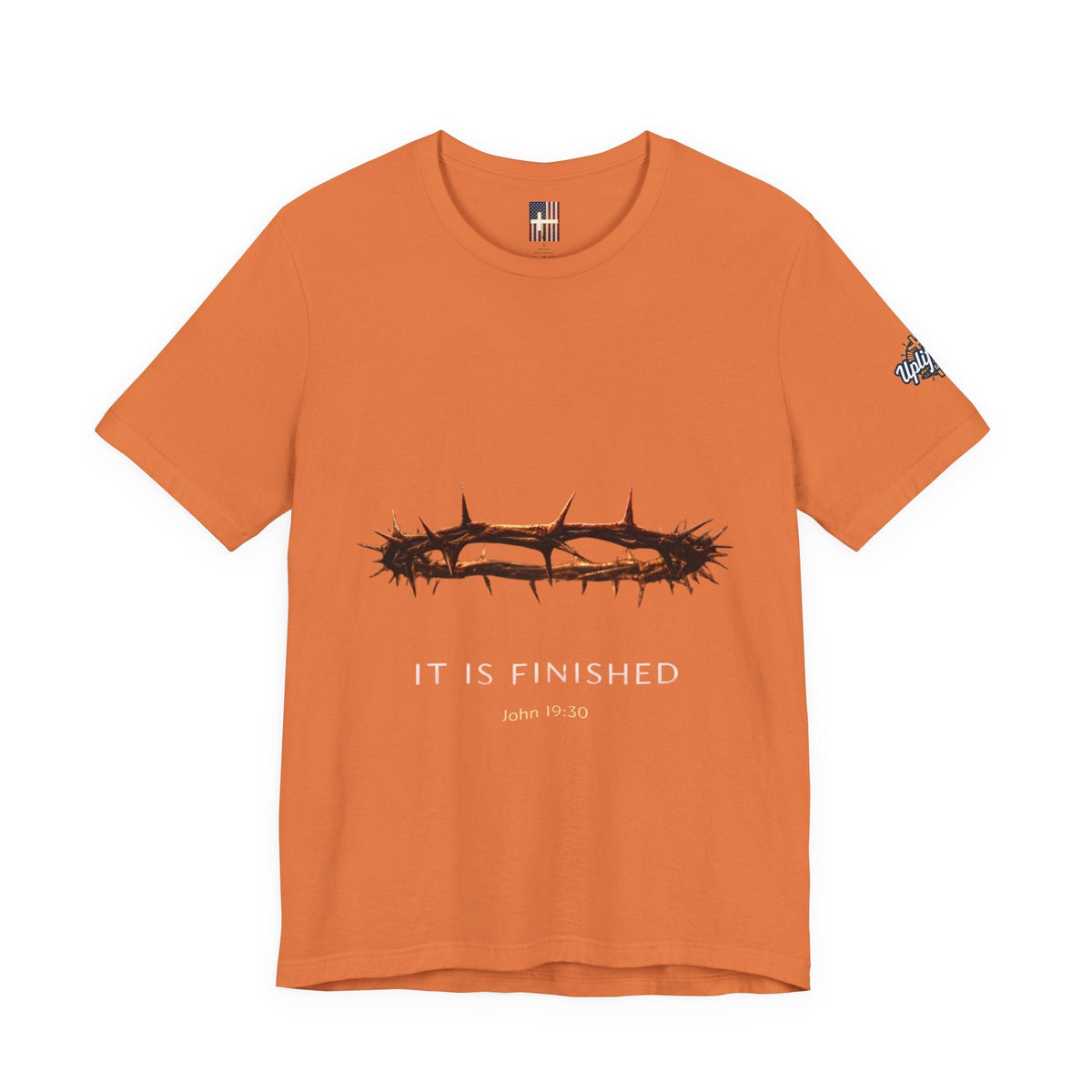 It Is Finished Crown of Thorns Tee — Christian John 19:30 Faith Shirt Printify