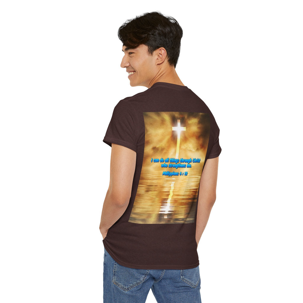 Bible Verse Unisex Tee - Philippians 4 : 13 Printify