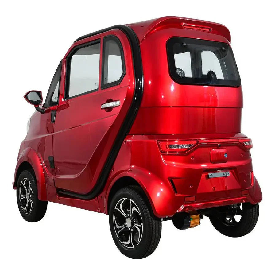 Green Transporter Q-Express Enclosed 4-Wheel Electric Mobility Scooter LifeMed USA