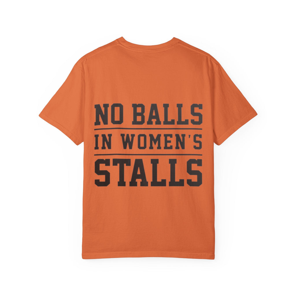 No Balls in Women’s Stalls Graphic Tee — Uplifted Sports Vibe T-Shirt Printify