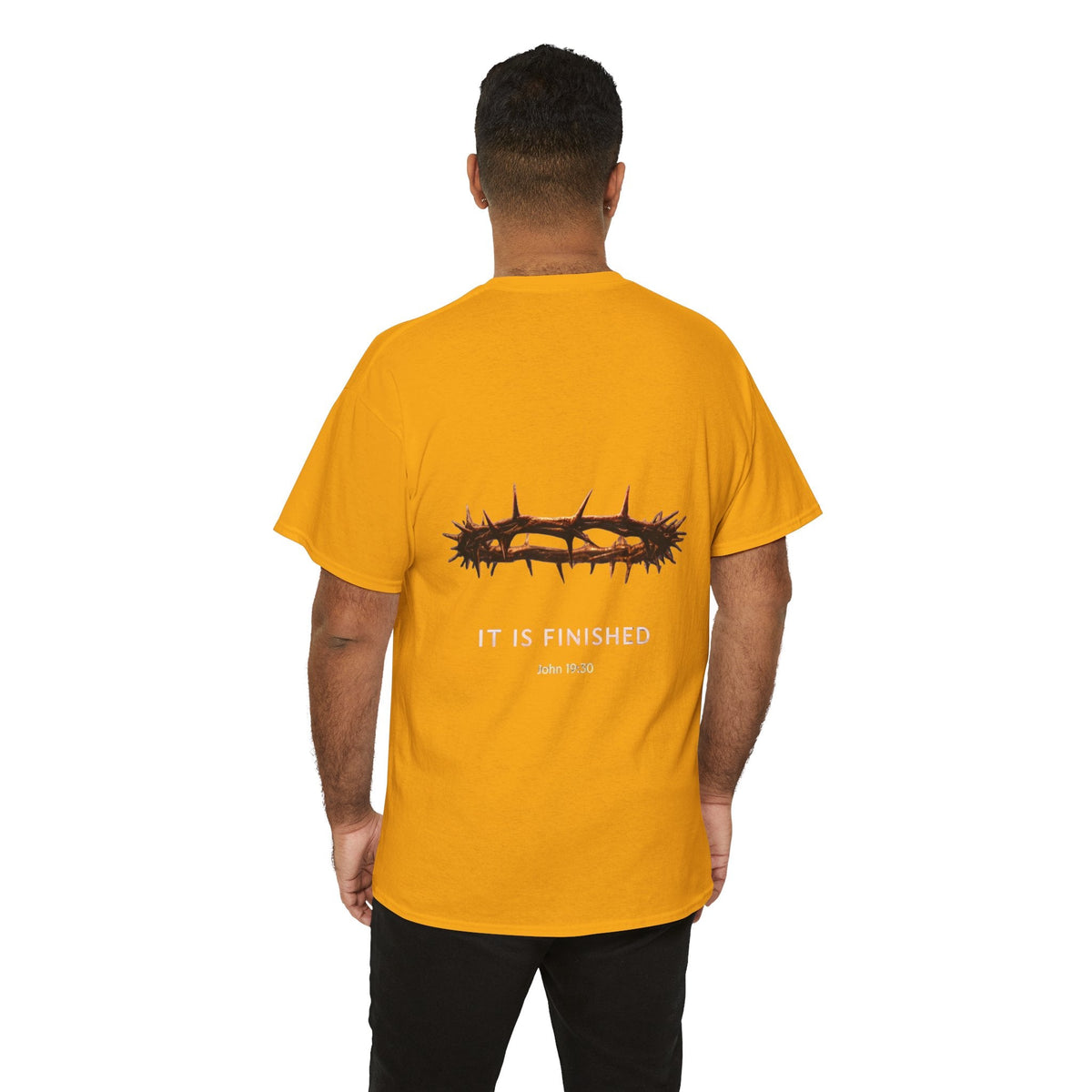 It Is Finished Crown of Thorns Tee — Christian John 19:30 Faith Shirt Printify