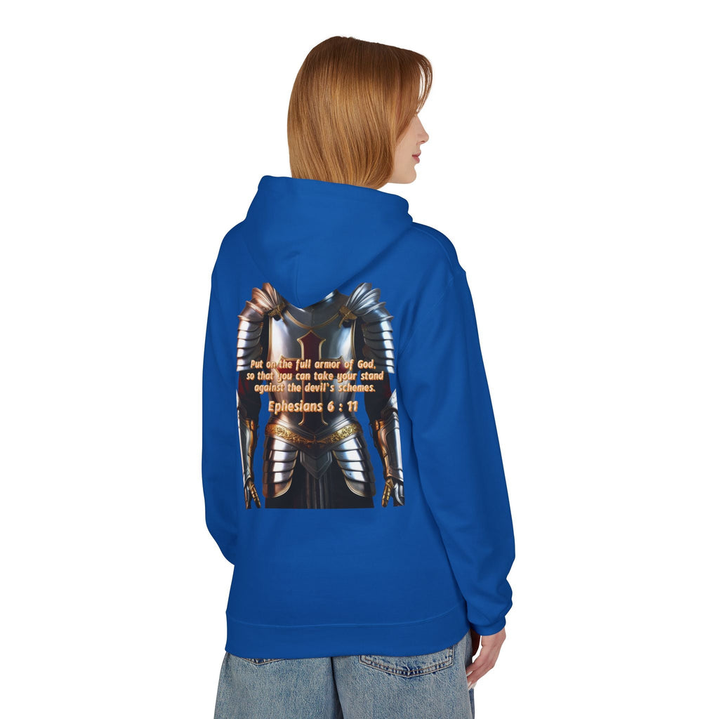 Hoodie - Ephesians 6:11 Bible Verse Religious Design Printify