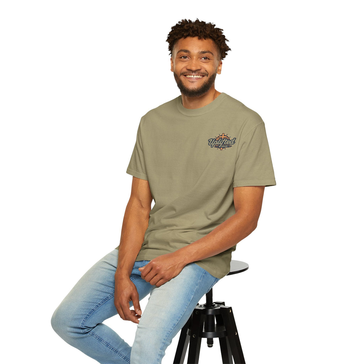 Bible Verse Unisex Garment-Dyed T-shirt - Isaiah 41 : 10 Printify