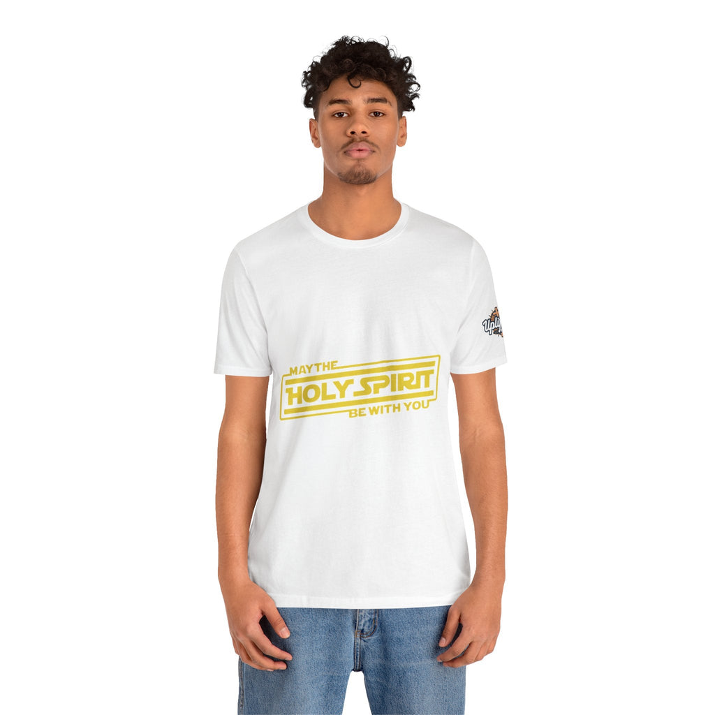 May the Holy Spirit Be With You T-shirt - Christian Star Wars Parody T-shirt Printify
