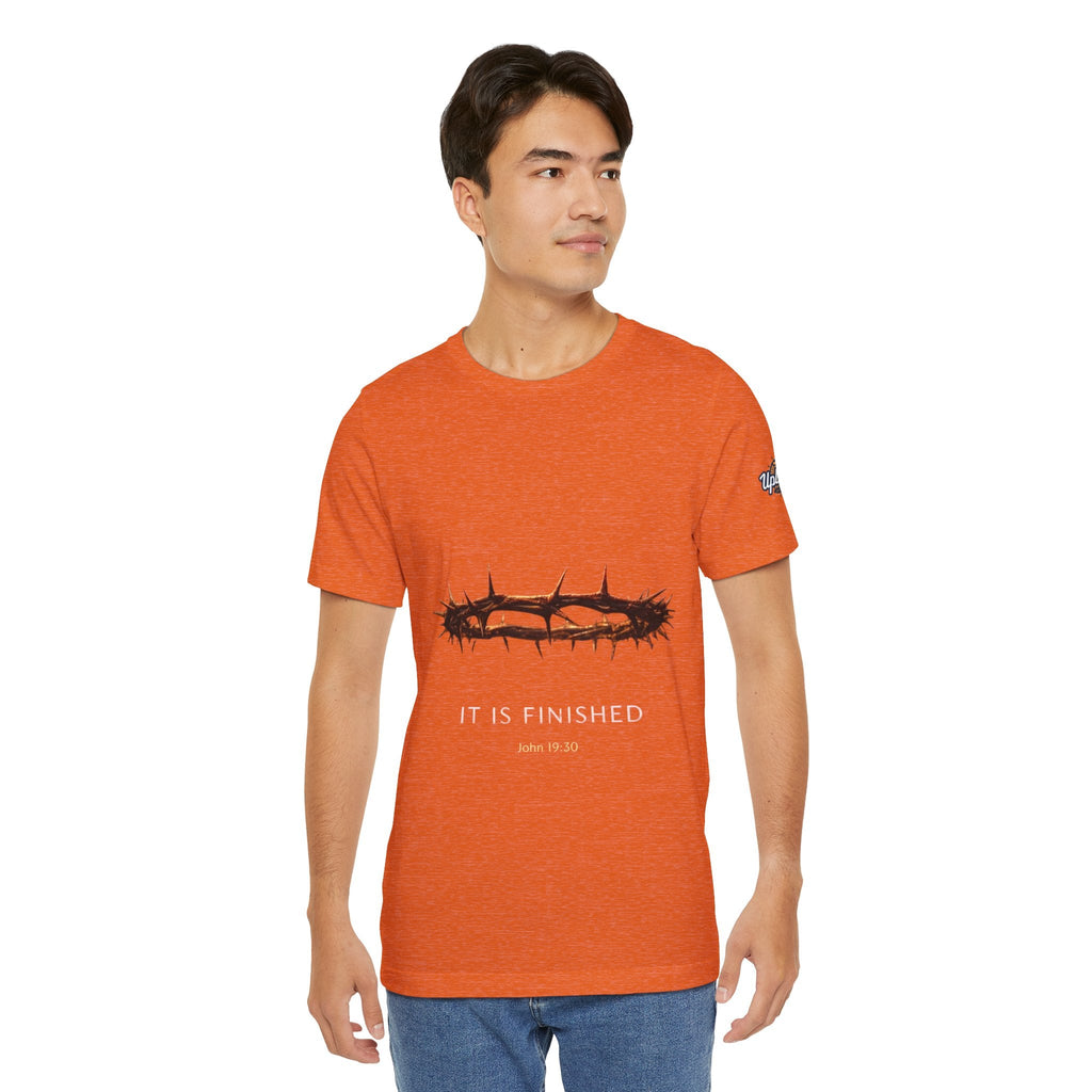 It Is Finished Crown of Thorns Tee — Christian John 19:30 Faith Shirt Printify