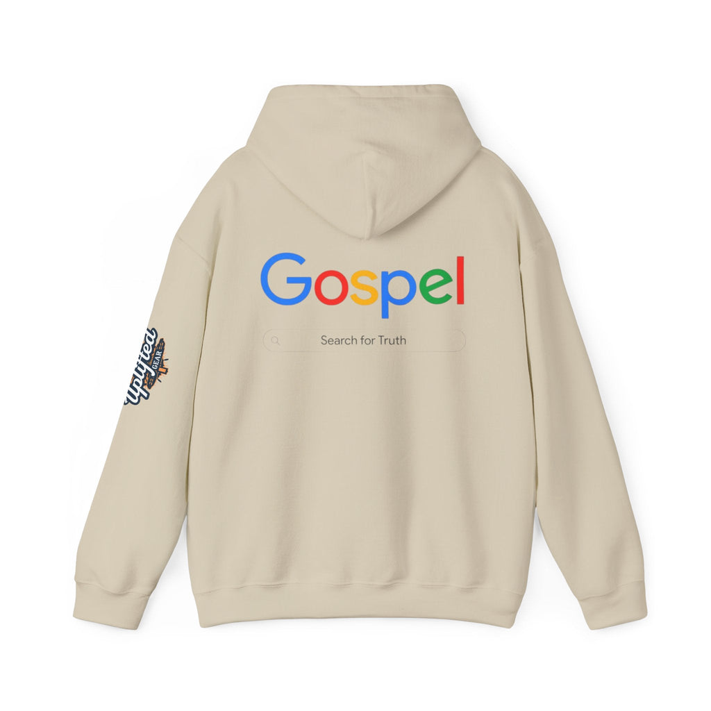 Gospel Hoodie — "Search for Truth" Christian Faith Pullover Printify