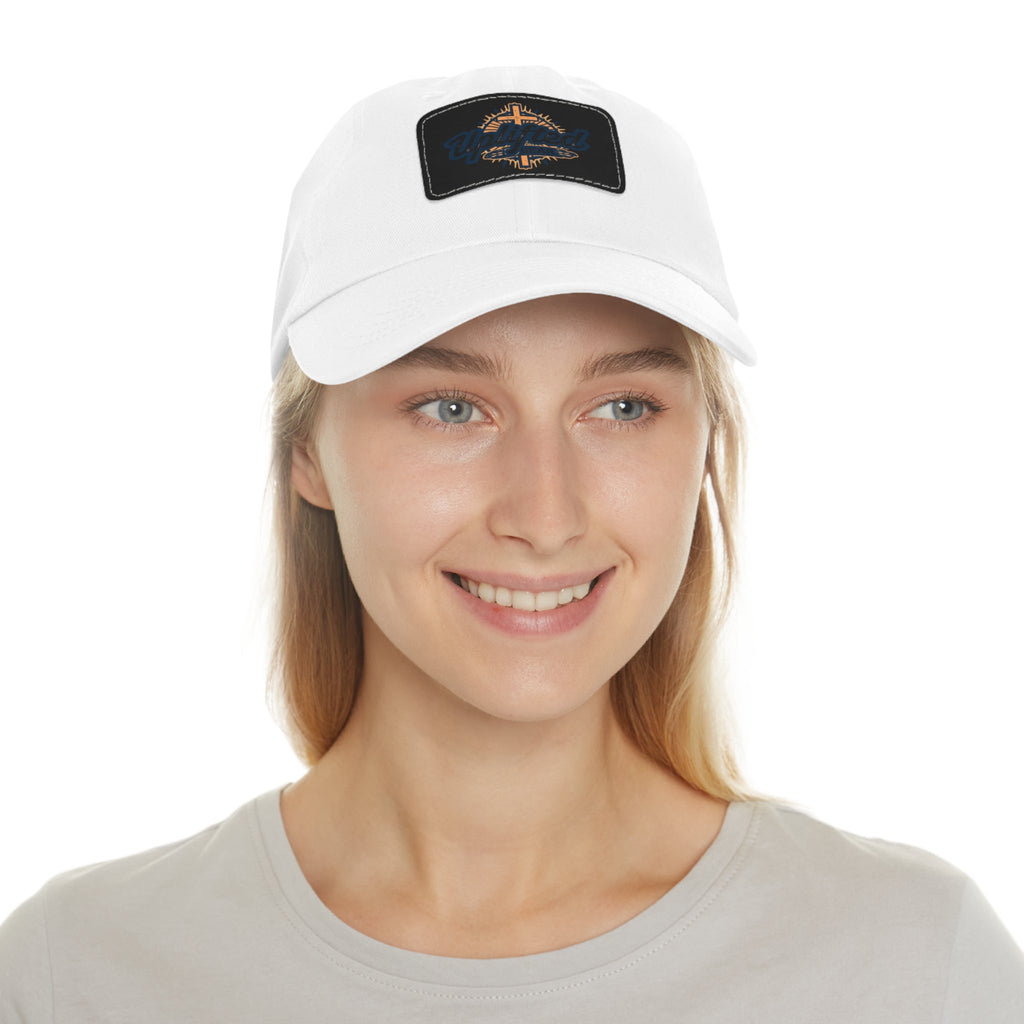 Uplifted Gear Dad Hat Christian Brand Rectangle Printify