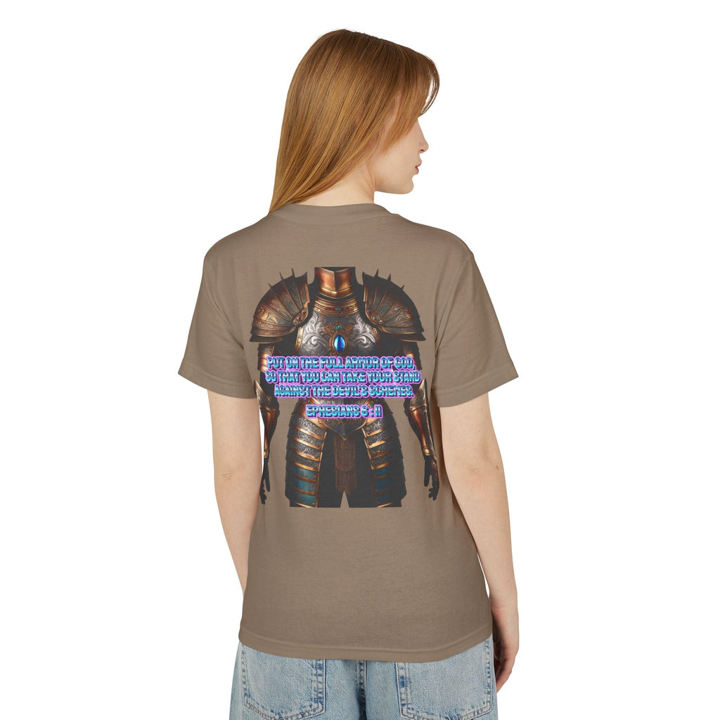 Bible Verse Tee - Ephesians 6:11 Put on the Armor of God Unisex Shirt Printify