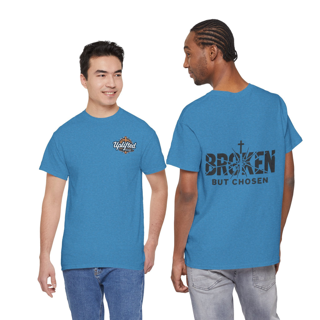Broken But Chosen T-Shirt — Inspirational Faith Graphic Tee Printify
