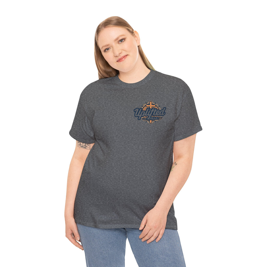 Trust in The Lord Proverbs 3:5-6 Biblical Design Unisex Heavy Cotton Tee Printify