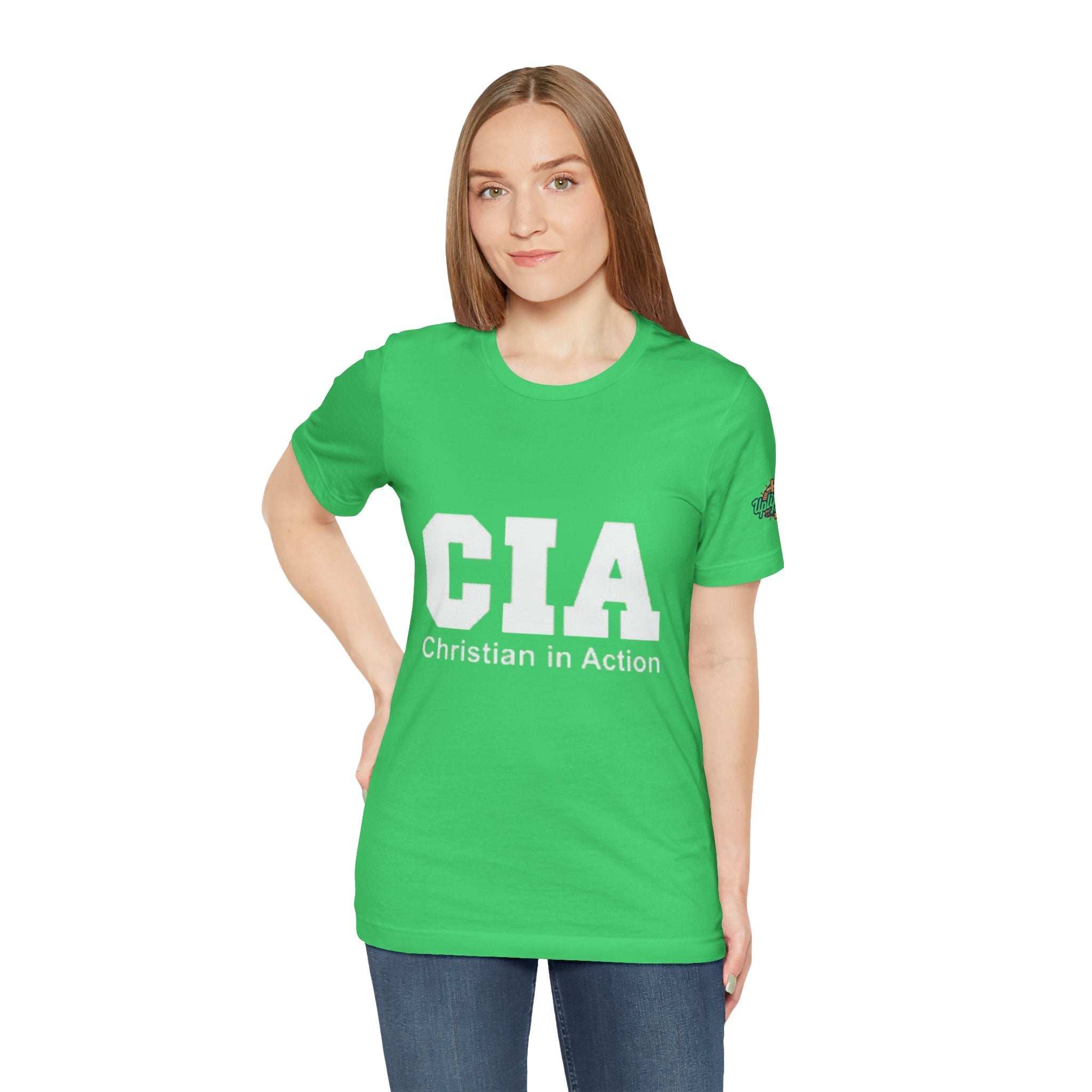 CIA Christian in Action T-shirt - Funny Faith Parody T-shirt - Mission Ready Apparel Printify