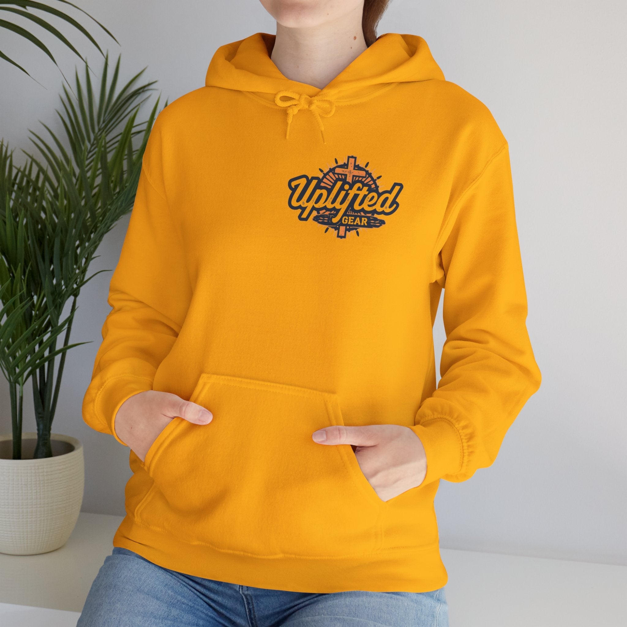 Bible Verse Unisex Heavy Blend™ Hooded Sweatshirt - Philippians 4 : 13 Printify