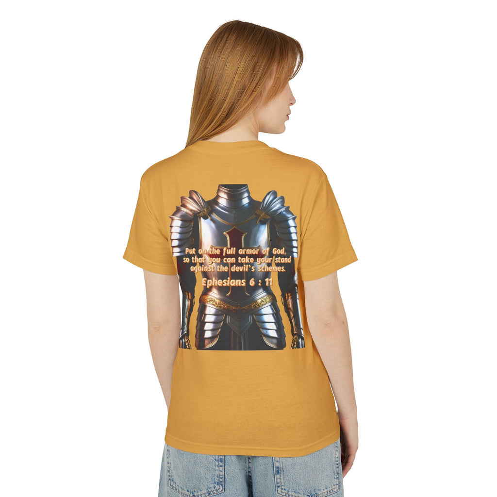 Bible Verse Tee - Ephesians 6:11 Put on the Armor of God Unisex Shirt Printify