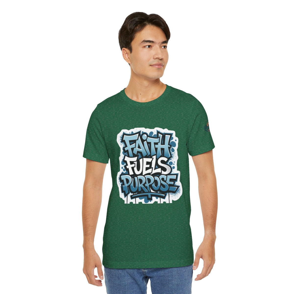 Faith Fuels Purpose T-shirt – Inspirational Christian T-shirt for Divine Drive & Unstoppable Belief Printify